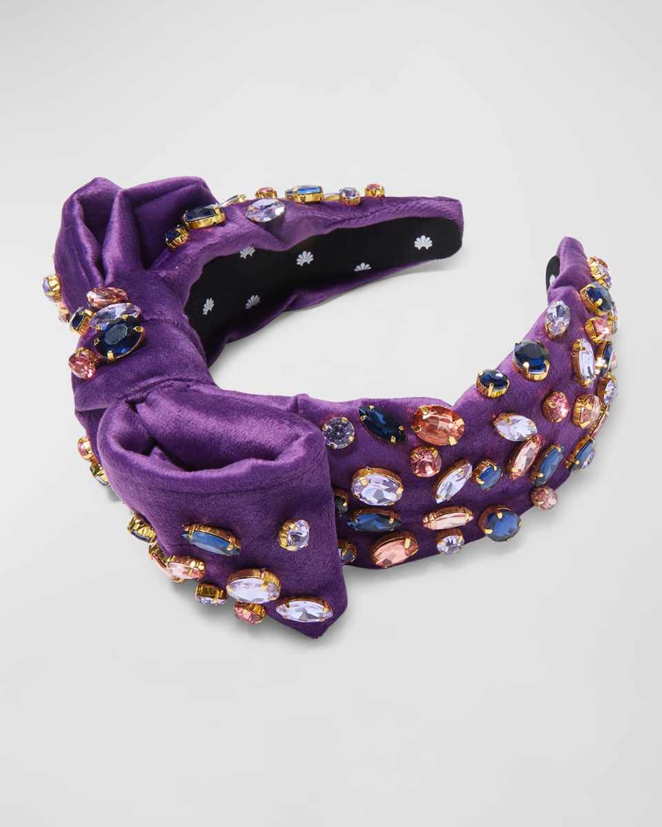 Glittering Crystal Holly Headband